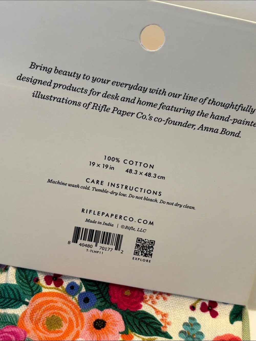 Rifle Paper Co. Floral Garden Napkin Set of 2